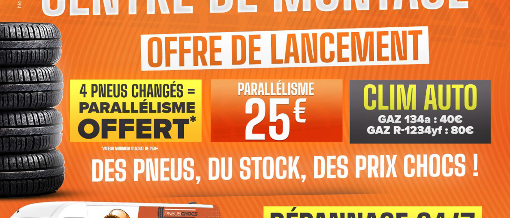 Pneus Chocs à Lens